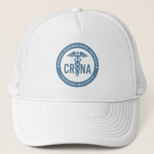 Gorra De Camionero Enfermera registrada certificada personalizada CRN