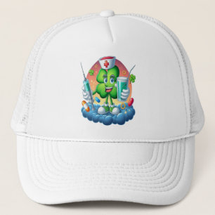 Gorra De Camionero Enfermera verde Shamrock