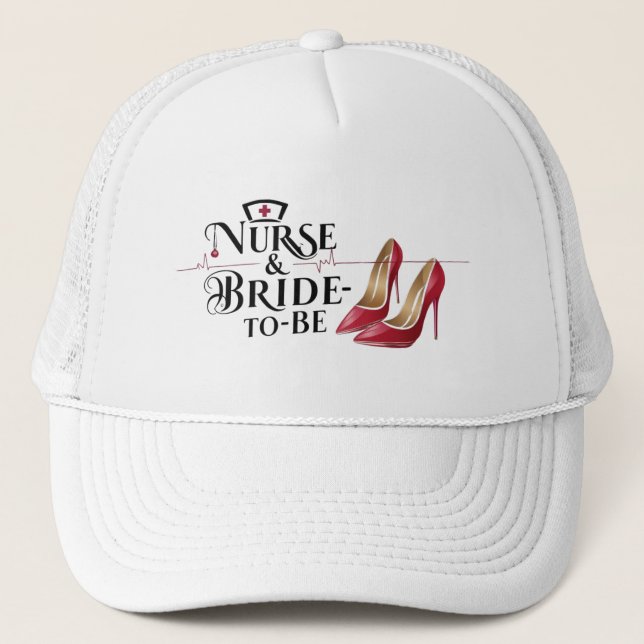Gorra De Camionero Enfermera y futura novia (Anverso)