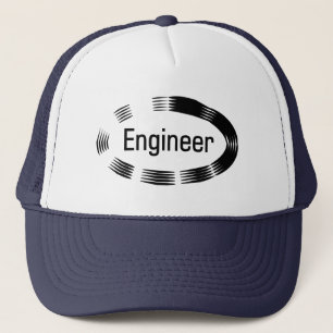 Gorra De Camionero Engineer Black Oval