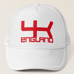 GORRA DE CAMIONERO ENGLAND VER UK FLAG TEXT BY MASANSER PIXELAT