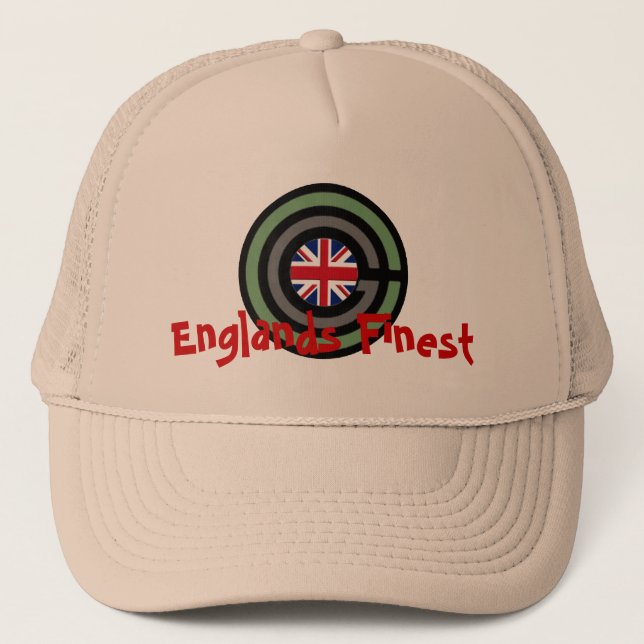 Gorra De Camionero Englands más fino (Anverso)