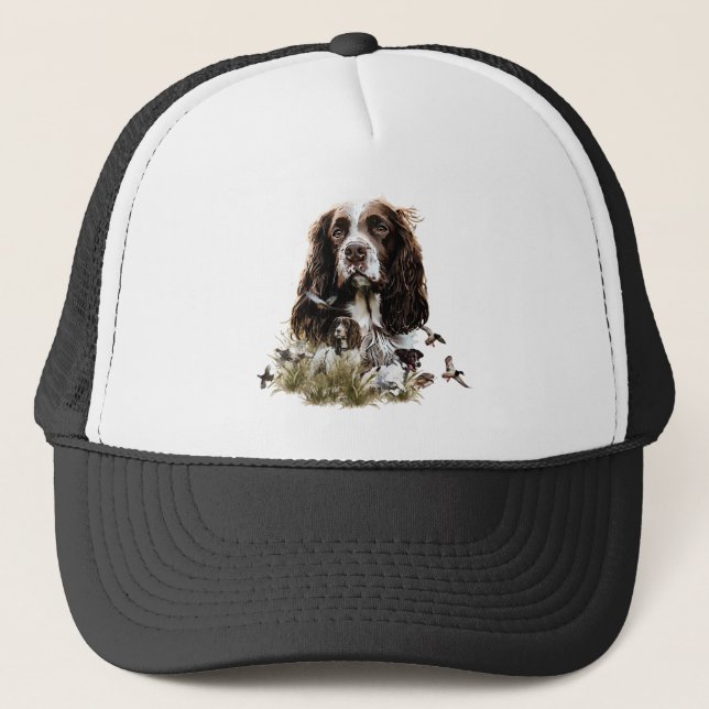 Gorra De Camionero English Springer Spaniel (Anverso)