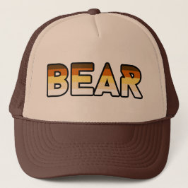 Gorra De Camionero Engranaje 2 del logotipo del oso