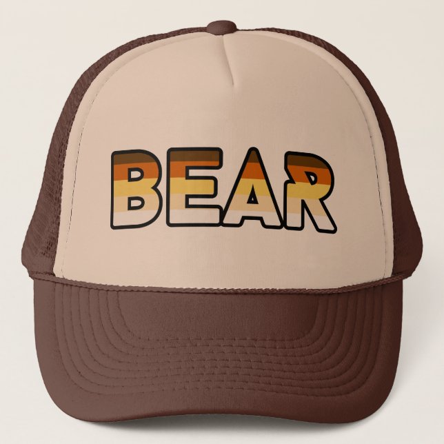 Gorra De Camionero Engranaje 2 del logotipo del oso (Anverso)