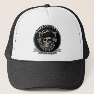 GORRA DE CAMIONERO ENGRANAJE DE LAS FUERZAS ESPECIALES DE LA BOINA