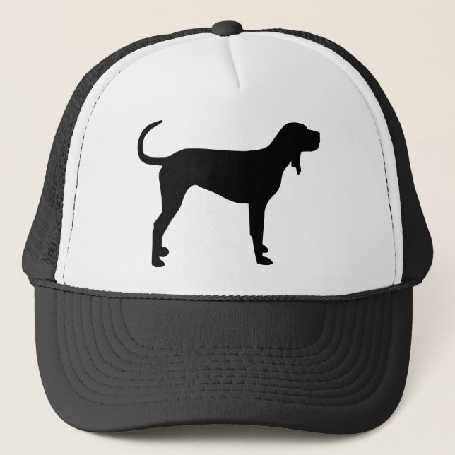Gorra De Camionero Engranaje del Coonhound de Bluetick (Anverso)