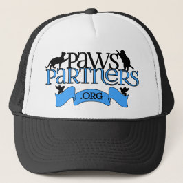 Gorra De Camionero engranaje del logotipo de PawsPartners.org