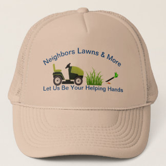 Gorra De Camionero Engranaje del negocio de Lawncare