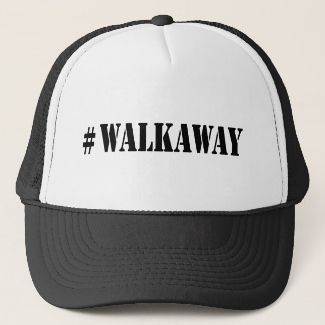 GORRA DE CAMIONERO ENGRANAJE DEL #WALKAWAY MAGA (Anverso)