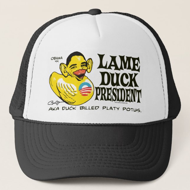 Gorra De Camionero Engranaje divertido de Potus Obama del presidente (Anverso)