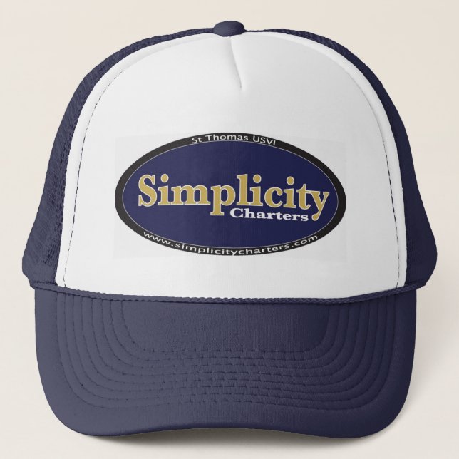Gorra De Camionero Engranaje simple de la simplicidad (Anverso)
