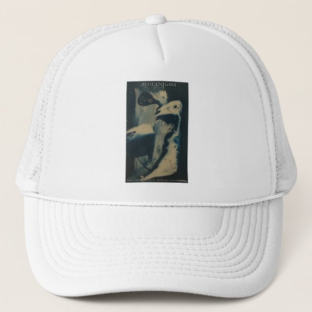 Gorra De Camionero Enigma azul (Anverso)