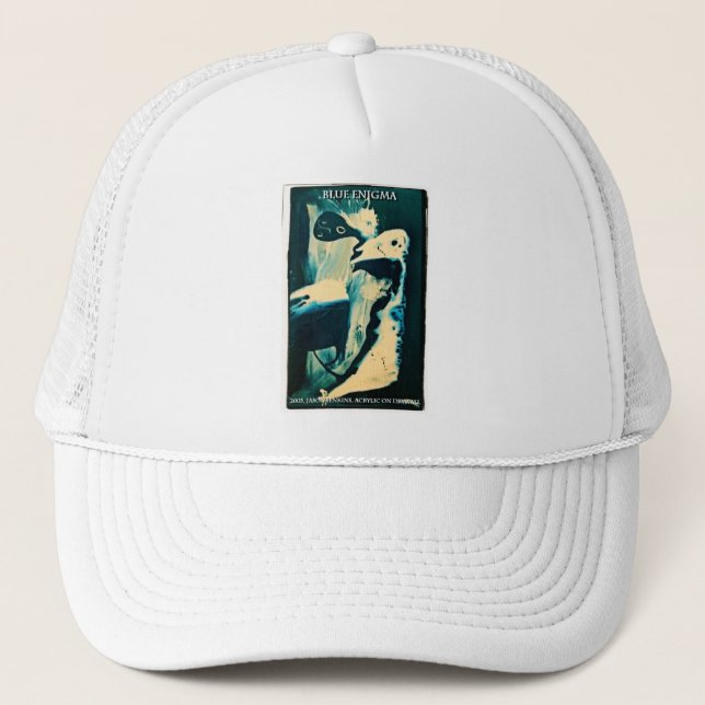 GORRA DE CAMIONERO ENIGMA AZUL (Anverso)