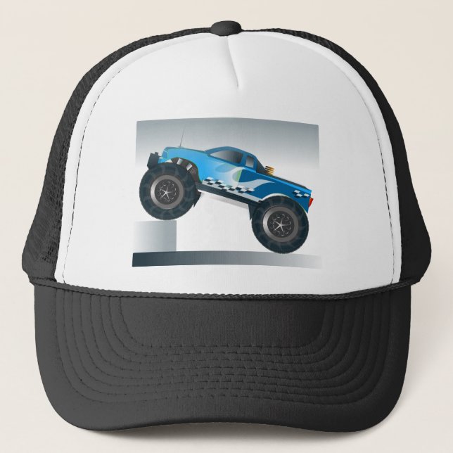 Gorra De Camionero Enorme Monster Truck Speedway (Anverso)