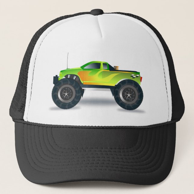 Gorra De Camionero Enorme Monster Truck Speedway (Anverso)