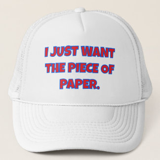 Gorra De Camionero ENSEÑANZA ADULTA TRUCKER HAT "solo quieren diploma