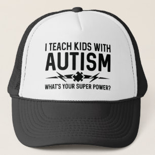 Gorra De Camionero Enseño a niños con autismo