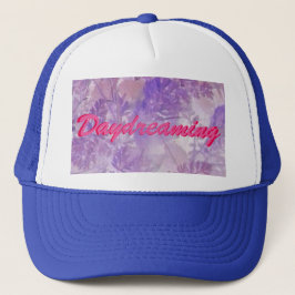 Gorra De Camionero Ensoñación Floral Violeta