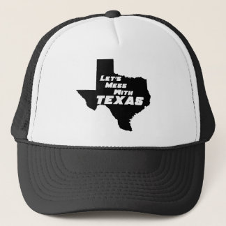 Gorra De Camionero Ensuciemos con el negro de Tejas