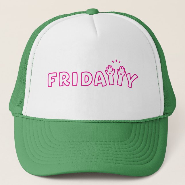 Gorra De Camionero Entrando en el viernes (Anverso)