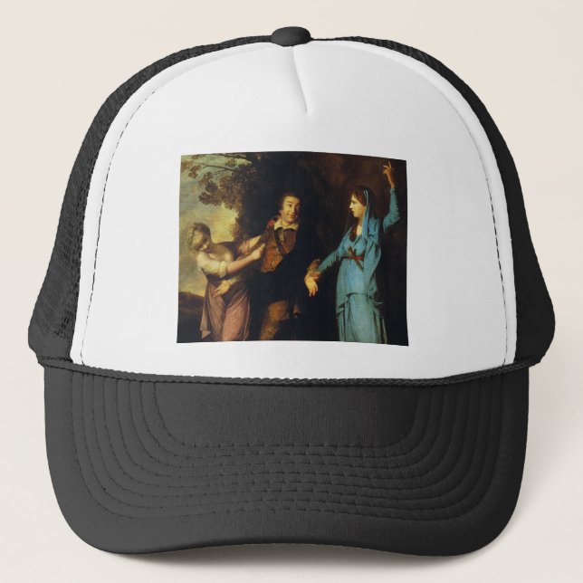Gorra De Camionero Entre Tragedia Y Comedia - David Garrick (Anverso)