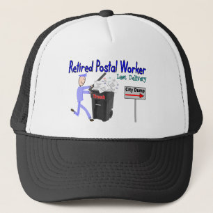 Gorra De Camionero Entrega jubilada del último del empleado de
