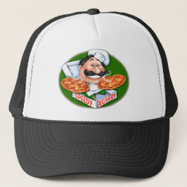 Gorra De Camionero Entrega rápida de la pizza del cocinero italiano