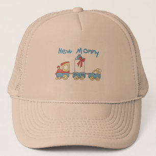 Gorra De Camionero Entrena a la nueva mamá de camisetas y regalos