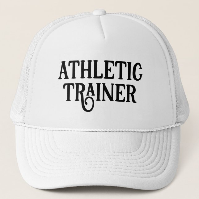 Gorra De Camionero Entrenador atlético (Anverso)