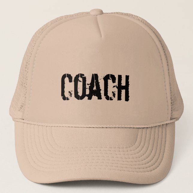 Gorra De Camionero Entrenador Cap (Anverso)