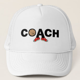 Gorra De Camionero Entrenador de baloncesto