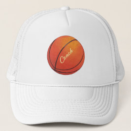 Gorra De Camionero Entrenador de baloncesto