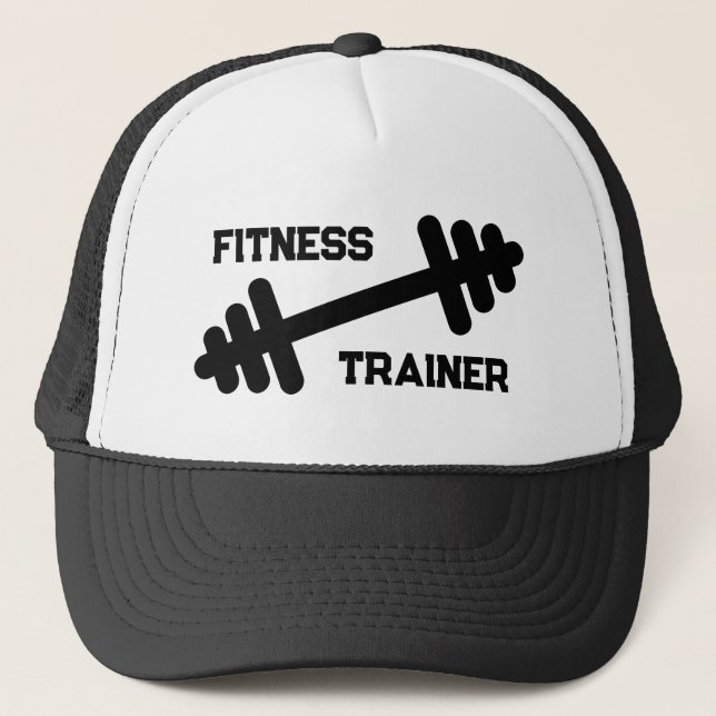 Gorra De Camionero Entrenador de fitness entrenador entrenador camion (Anverso)