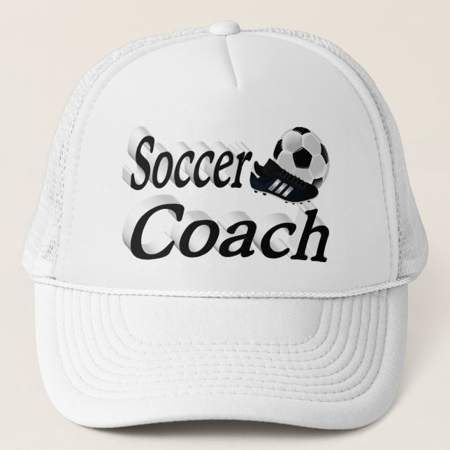 Gorra De Camionero Entrenador de fútbol (Anverso)