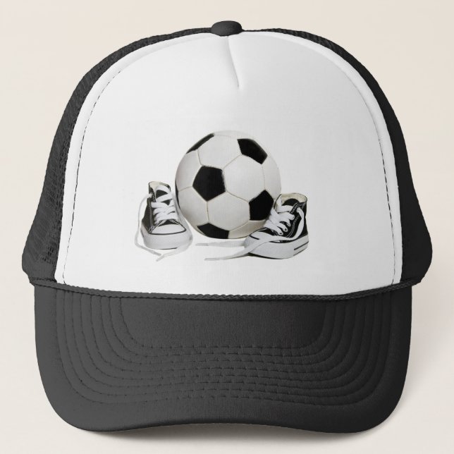 Gorra De Camionero Entrenador de fútbol (Anverso)