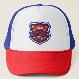 Gorra De Camionero Entrenador de fútbol de la fantasía
