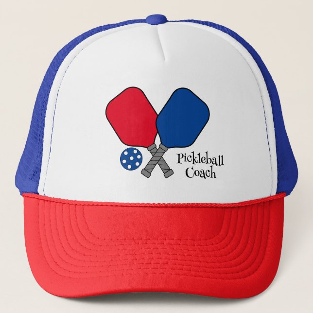 Gorra De Camionero Entrenador de Picketball (Anverso)