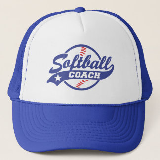 Gorra De Camionero Entrenador de softbol