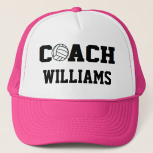 Gorra De Camionero Entrenador de voleibol - Personalizado