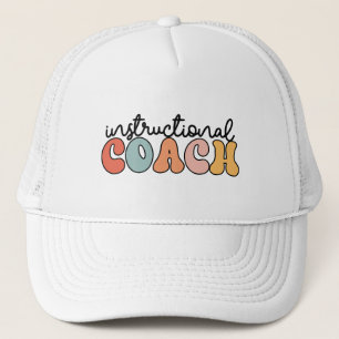 Gorra De Camionero Entrenador educativo de enseñanza retro