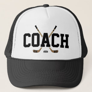 Gorra De Camionero Entrenadores de hockey y patines