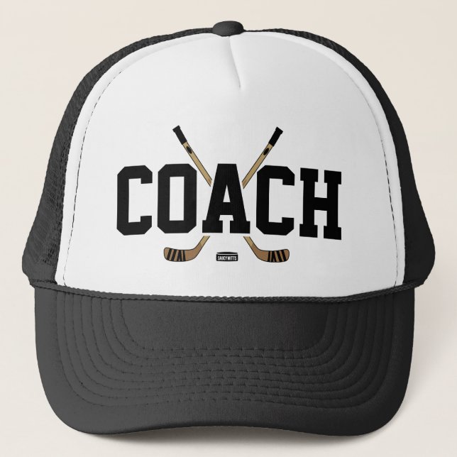 Gorra De Camionero Entrenadores de hockey y patines (Anverso)