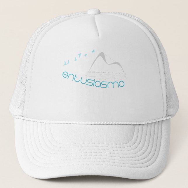 Gorra De Camionero Entusiasmo | Colección de palabras portuguesas (Anverso)
