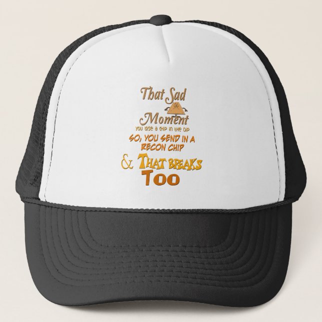 Gorra De Camionero Enviar en el chip Recon (Anverso)