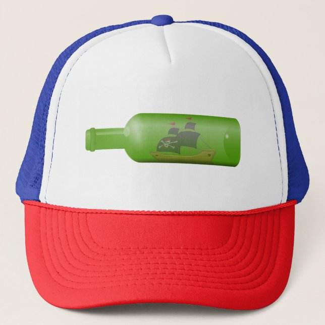 Gorra De Camionero Enviar en una botella (Anverso)
