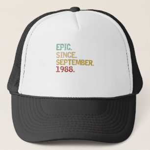Gorra De Camionero Épico desde septiembre de 1988