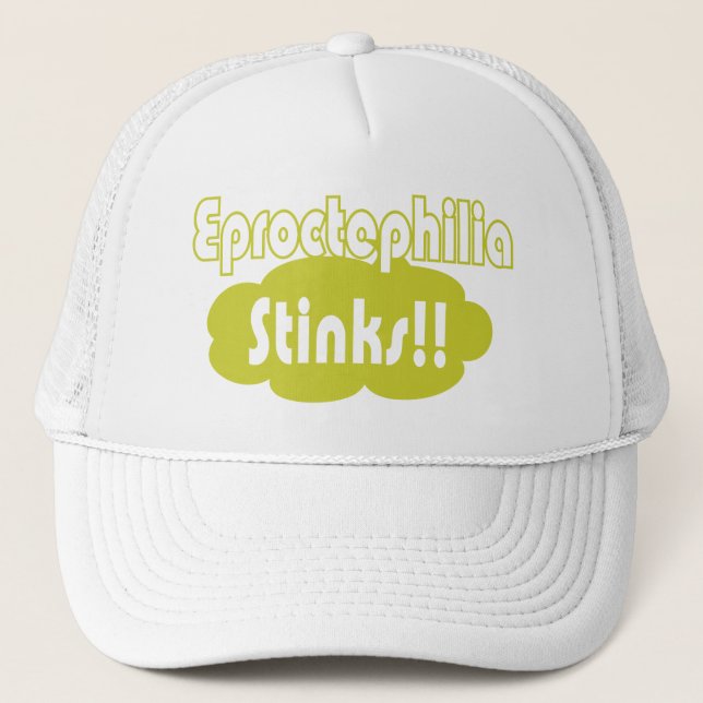Gorra De Camionero ¡¡Eproctophilia Apesta!! (Anverso)
