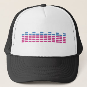 Gorra De Camionero equalizador del sonido del club de la música