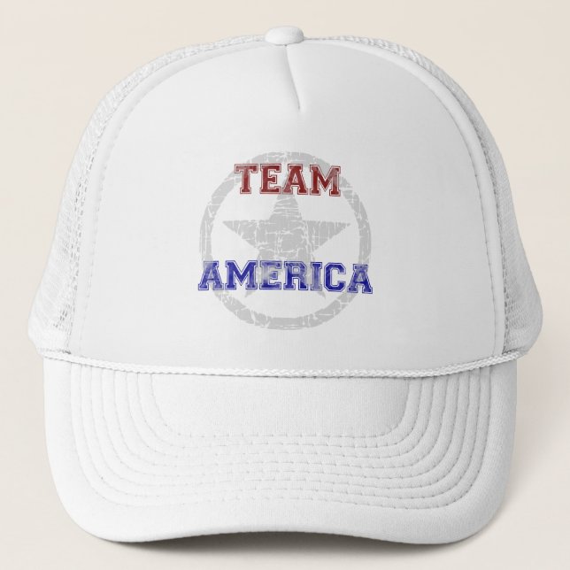 Gorra De Camionero Equipo América (Anverso)